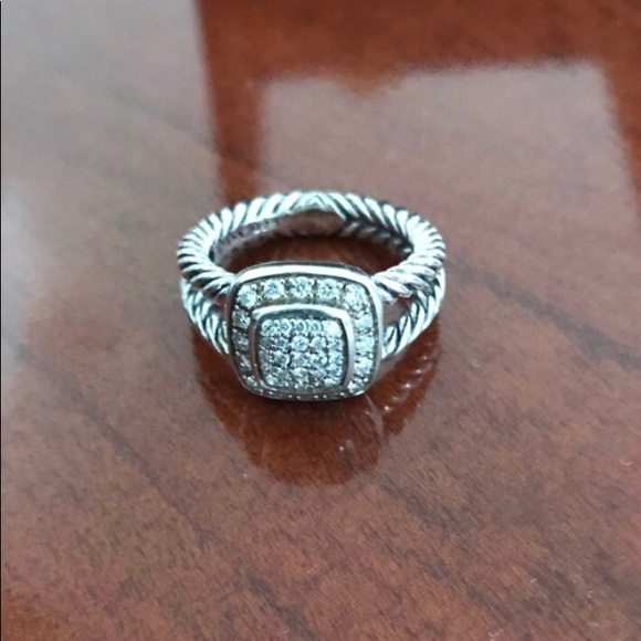 DAVID YURMAN PETITE ALBION DIAMOND RING - Picture 6 of 10